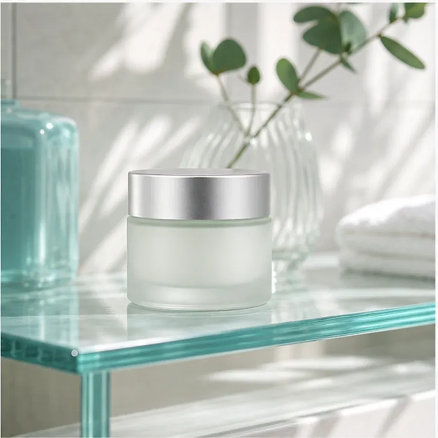Glass cream listing workflow · Lifestyle 1