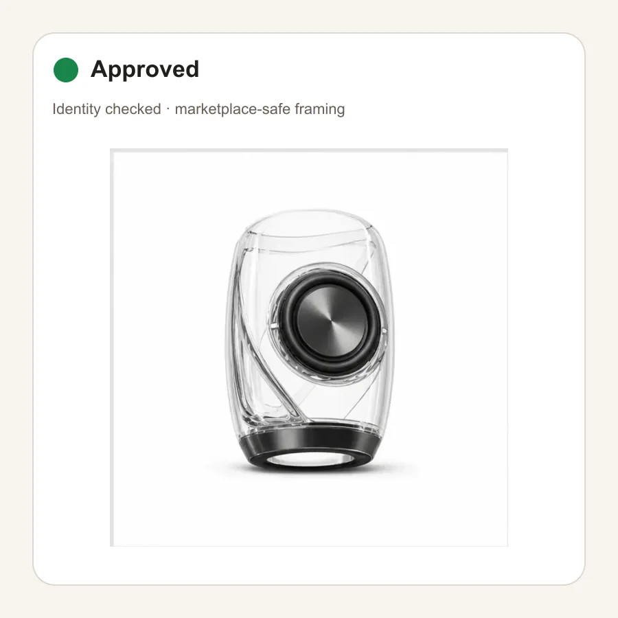 Transparent speaker listing workflow · Approved