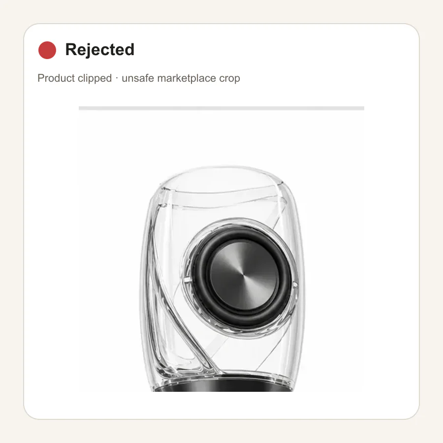 Transparent speaker listing workflow · Rejected